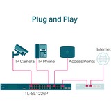 TP-Link TL-SL1226P, Switch schwarz