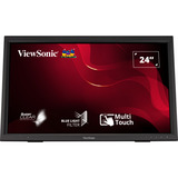 ViewSonic TD2423, LED-Monitor 59.9 cm (23.6 Zoll), schwarz (matt), FullHD, VA, HDMI, DVI, VGA, USB-Hub