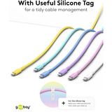 goobay USB 2.0 Silikonkabel gelb, USB-C Stecker > USB-C Stecker gelb, 1,5 Meter, PD 60 Watt