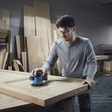 Bosch Professional Akku-Exzenterschleifer GEX 185-LI Professional solo, 18Volt blau/schwarz, ohne Akku und Ladegerät, Ø 125mm, in L-BOXX