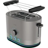 Cecotec Toaster Shine&Toast Double edelstahl, 850 Watt, für 2 Scheiben Toast