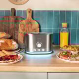 Cecotec Toaster Shine&Toast Double edelstahl, 850 Watt, für 2 Scheiben Toast