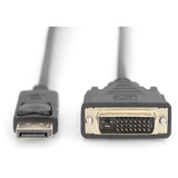 Digitus Adapterkabel DisplayPort > DVI-D schwarz, 2 Meter