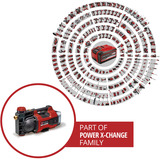 EINHELL Akku-Gartenpumpe AQUINNA 36/34, 36Volt (2x18V) rot/schwarz, ohne Akku und Ladegerät