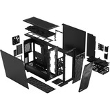 Fractal Design Meshify 2 XL Black TG Dark Tint, Big-Tower-Gehäuse schwarz, Tempered Glass