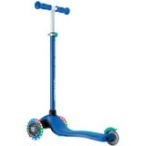 GLOBBER Primo Plus Lights inkl. Helm, Scooter dunkelblau/türkis
