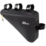 Jack Wolfskin Morobbia Triangle Bag        , Fahrradkorb/-tasche schwarz, Oberrohrtasche 2 Liter