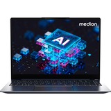Medion SPRCHRGD 14 S2 (MD62721), Notebook grau, Intel® Core™ Ultra 5 228V, Intel® Arc™ Graphics 130V, 32 GB LPDDR5X, 512 GB (512 GB SSD), Windows 11 Home 64-Bit
