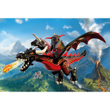 PLAYMOBIL 72114 Knights Schwarzer Drache, Konstruktionsspielzeug 