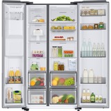 SAMSUNG RS6GCG853ES9EG, Side-by-Side edelstahl, AI Energy Mode, Twin Cooling+, Wassertank