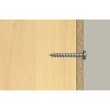 fischer Spanplattenschraube PowerFast II 3,5x12 Halbrundkopf TX 200 Stück, mit Vollgewinde, Edelstahl A2