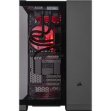 ALTERNATE Custom PC Series • iCUE Red Madness Gaming-PC schwarz/transparent, ohne Betriebssystem