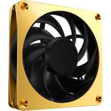 Alphacool Apex Stealth Metal 120mm Lüfter 2000rpm, Gehäuselüfter gold/schwarz, 120 mm