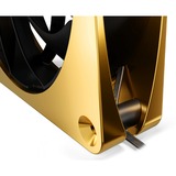 Alphacool Apex Stealth Metal 120mm Lüfter 2000rpm, Gehäuselüfter gold/schwarz, 120 mm