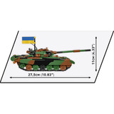 COBI T-72M1R (PL/UA), Konstruktionsspielzeug Maßstab 1:35