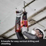EINHELL Professional Akku-Bohrhammer TP-HD 18/26 D Li BL - Solo, 18Volt schwarz/rot, ohne Akku und Ladegerät, in E-Case