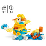 LEGO 10448 DUPLO Town Tiere auf Rädern 3-in-1-Set, Konstruktionsspielzeug 