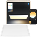 Philips White Ambiance Aurelle quadratische Panelleuchte XL, LED-Leuchte weiß