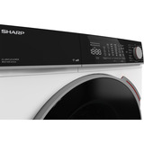 SHARP ES-WNFL814CWDA-DE , Waschmaschine weiß/schwarz, WIFI, Advanced Inverter Motor