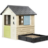 Smoby Life Spielhaus Square + Sandkasten, Gartenspielgerät 