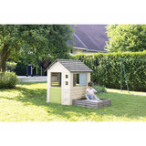 Smoby Life Spielhaus Square + Sandkasten, Gartenspielgerät 