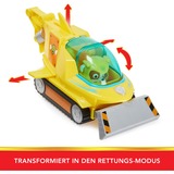 Spin Master Paw Patrol Aqua Pups - Basis Fahrzeug im Hammerhai-Design mit Rubble-Welpenfigur, Spielfahrzeug 