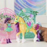 Spin Master Unicorn Academy - Ava & Einhorn Leaf Stall Spielset mit Farbwechseleffekt, Spielfigur 