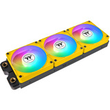 Thermaltake CT120 EX Reverse ARGB Sync PC Cooling Fan Bumblebee, Gehäuselüfter gelb, 3er-Pack, 120 mm