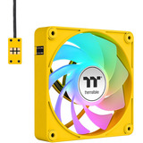 Thermaltake CT120 EX Reverse ARGB Sync PC Cooling Fan Bumblebee, Gehäuselüfter gelb, 3er-Pack, 120 mm