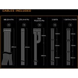 ASRock Challenger CL-550B 550W, PC-Netzteil schwarz, 2x PCIe, 550 Watt