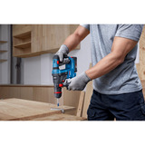 Bosch Professional Akku-Bohrhammer GBH 18V-18 X Professional solo, 18Volt blau/schwarz, ONECHUCK, ohne Akku und Ladegerät, in L-BOXX