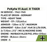 COBI PzKpfw VI Tiger 131, Konstruktionsspielzeug Maßstab 1:48