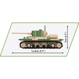 COBI Renault R35 - Valentine IX - Panzer I, Konstruktionsspielzeug Maßstab 1:48