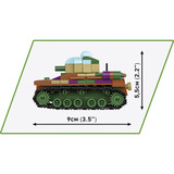 COBI Renault R35 - Valentine IX - Panzer I, Konstruktionsspielzeug Maßstab 1:48