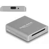 DeLOCK USB Type-C Card Reader für SD Express (SD 7.1) Speicherkarten, Kartenleser aluminium