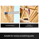 EINHELL Schraubendreher-Set PZ, 5-teilig rot/schwarz, Ergonomische Zweikomponentengriffe