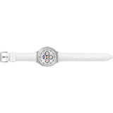 SAMSUNG Galaxy Watch8 Classic, Smartwatch weiß, 46mm, LTE, Hybrid-Armband