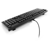 Sharkoon OfficePal KB70W Silent, Tastatur schwarz, DE-Layout