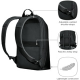 Wenger UrbanOne Light , Rucksack schwarz, bis 35,6 cm (14")