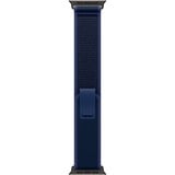 Apple 49 mm Trail Loop, Uhrenarmband blau/schwarz, Größe M/L