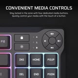 Corsair K55 CORE TKL, Gaming-Tastatur schwarz, DE-Layout, Rubberdome