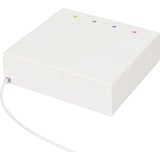 Digitus FTTx Dropkabel Installationskit, vorkonfektioniert, 4-Faser, LC/APC-Stecker weiß, 70 Meter, integrierte Spleißkassette 4 Ports