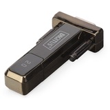 Digitus USB 2.0 Adapter, USB-A Stecker > 9-Pin seriell Stecker schwarz, inkl. 80cm Kabel