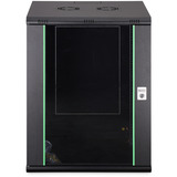 Digitus Wandgehäuse Dynamic Basic Serie - 600x600 mm (BxT), IT-Schrank schwarz, 16 Höheneinheiten