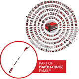 EINHELL Power X-Change Akku-Hochentaster GC-LC 18/20 Li T-Solo, 18Volt rot/schwarz, ohne Akku und Ladegerät