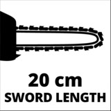 EINHELL Power X-Change Akku-Hochentaster GC-LC 18/20 Li T-Solo, 18Volt rot/schwarz, ohne Akku und Ladegerät