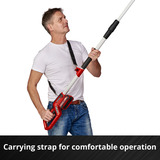 EINHELL Power X-Change Akku-Hochentaster GC-LC 18/20 Li T-Solo, 18Volt rot/schwarz, ohne Akku und Ladegerät