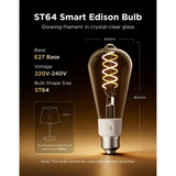 Govee E27 Smart Edison Light Bulb 500lm, LED-Lampe 