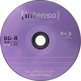 Intenso BD-R 25 GB, Blu-ray-Rohlinge 6fach, 50 Stück, Retail