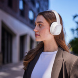 Intenso O400HA , Kopfhörer weiß, Bluetooth 5.3, Klinke, ANC